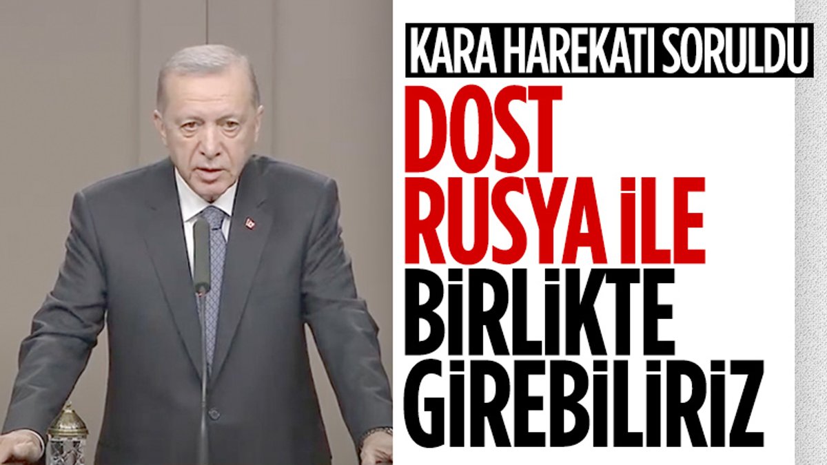 Cumhurbaşkanı Erdoğan'dan sınır ötesi operasyon mesajı