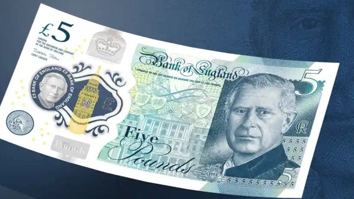 İngiltere Merkez Bankası, Kral Charles'lı para tasarımını paylaştı