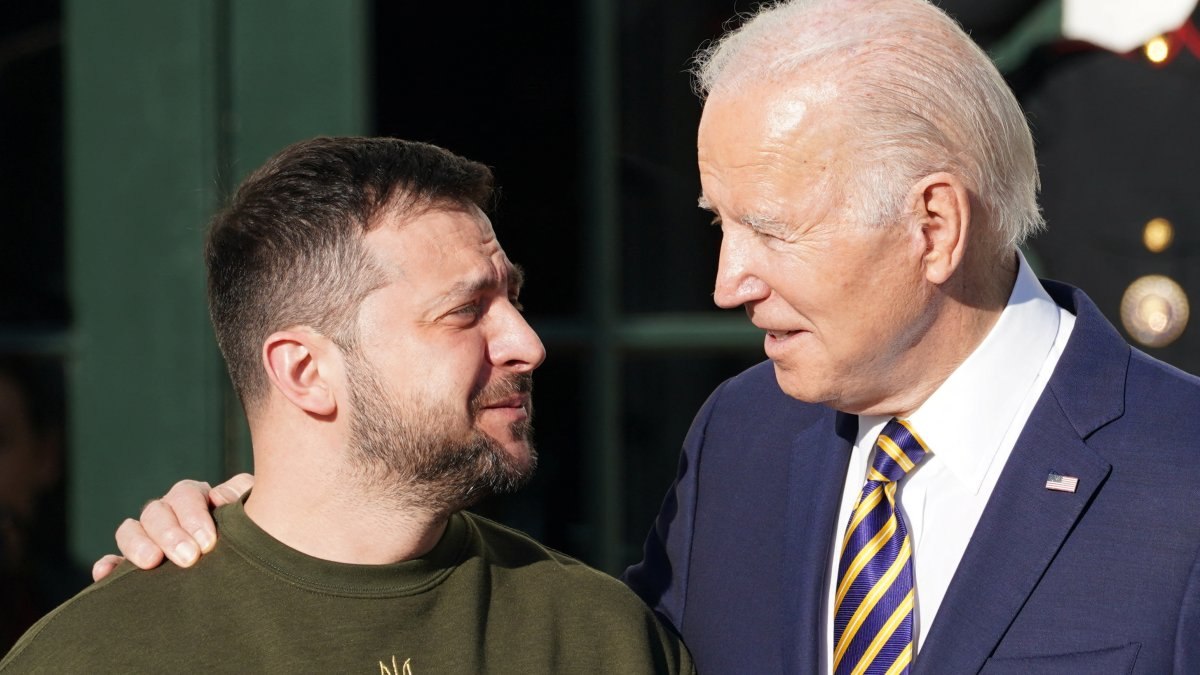 Ukrayna Devlet Başkanı Zelensky, ABD Başkanı Biden ile buluştu