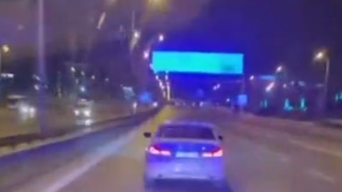 Maltepe'de ambulansa yol vermeyen sürücü yakalandı