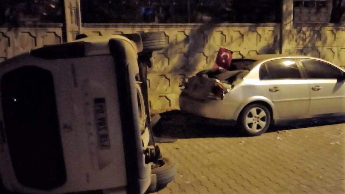 Kahramanmaraş’ta iki otomobil çarpıştı: 7 yaralı