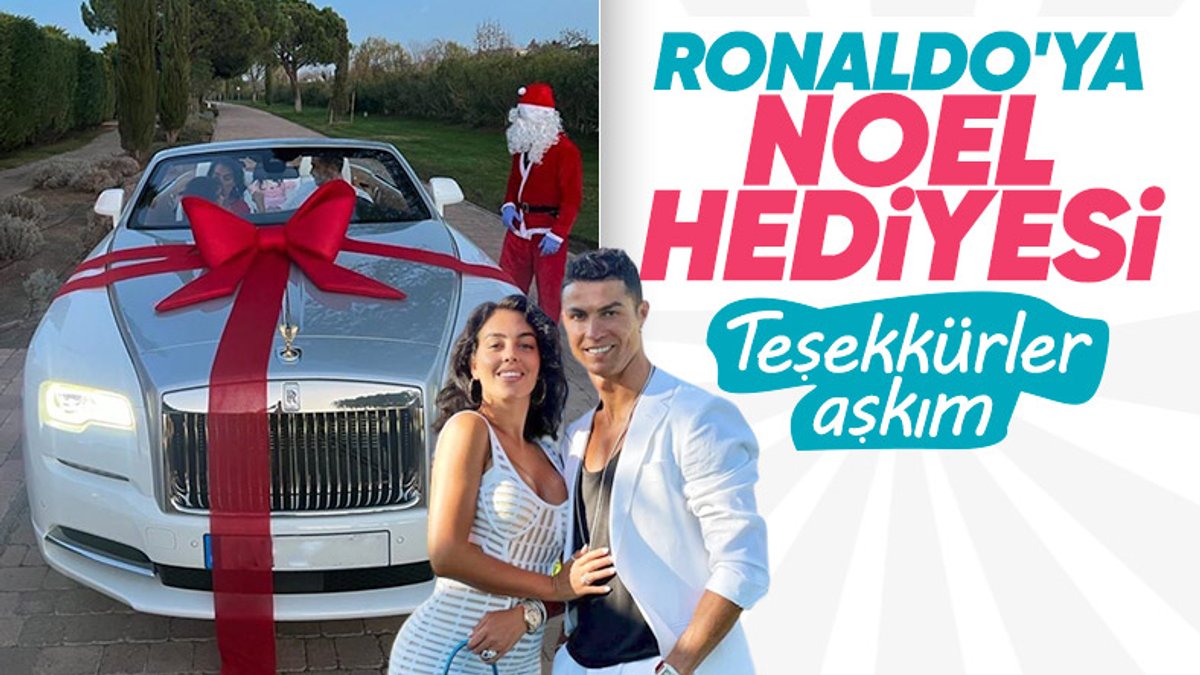 Ronaldo'ya sevgilisinden Noel hediyesi