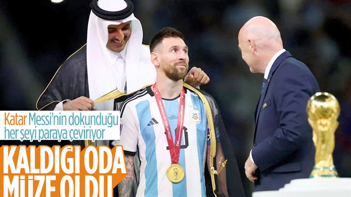 Katar'da Messi'nin kaldığı oda müze olacak
