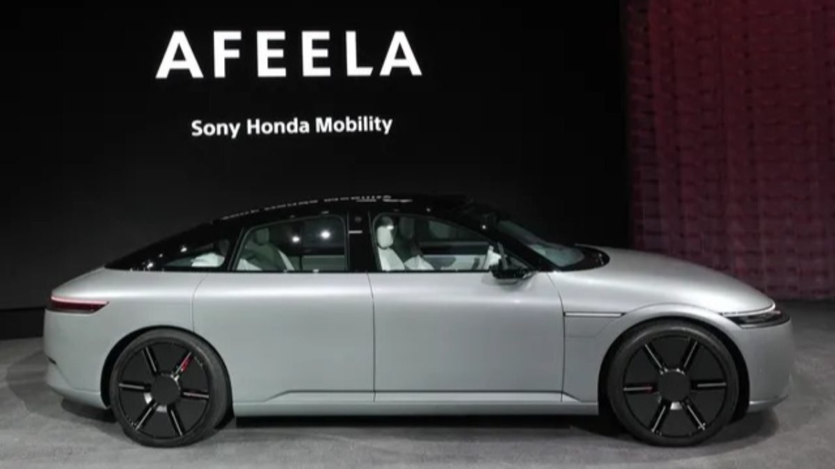Sony ve Honda'nın birlikte geliştirdiği elektrikli otomobil tanıtıldı