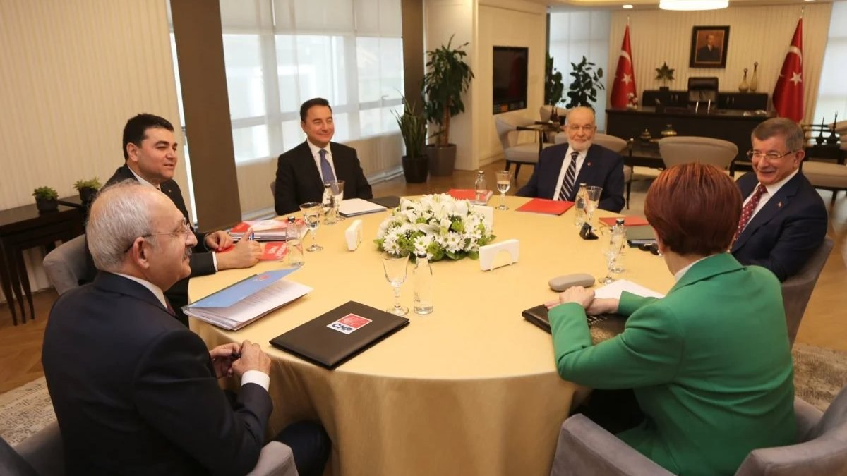 6'lı masada dört parti ortak aday üzerinde anlaştı