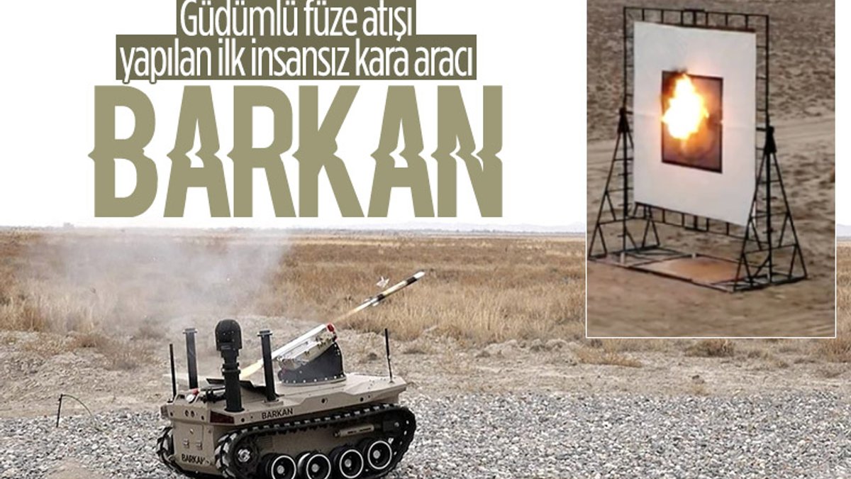 Türkiye'nin ‘robot askeri’ füze attı