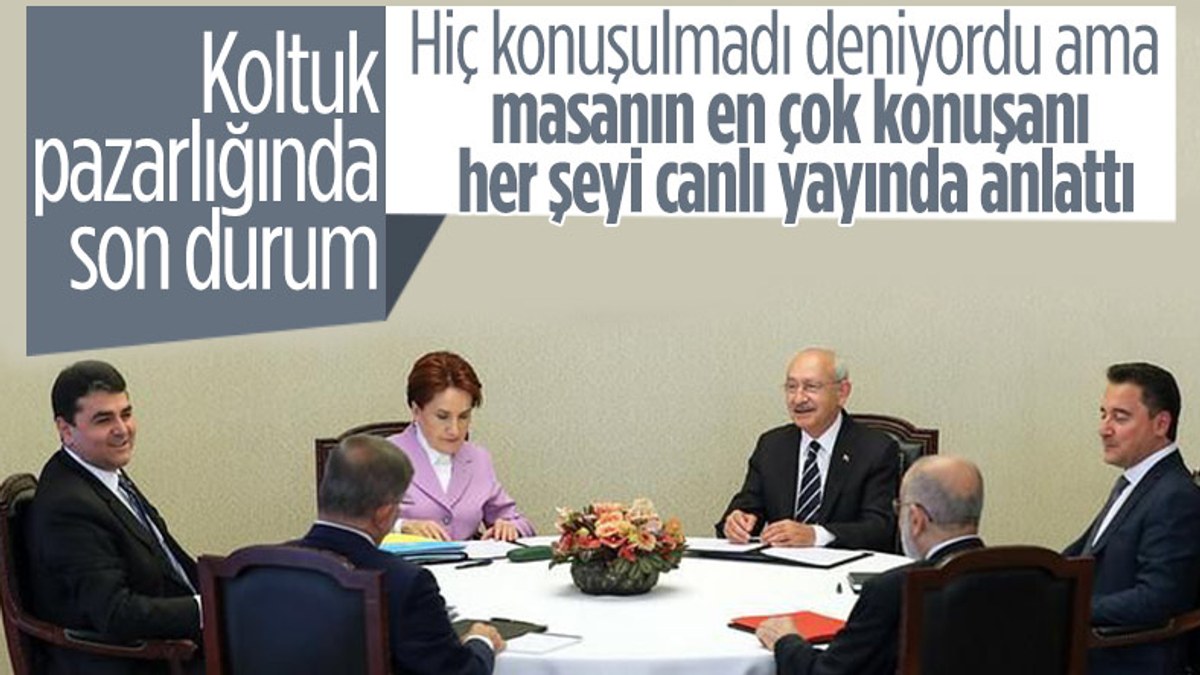 Ahmet Davutoğlu, 6'lı masadaki bakanlık dağılımını açıkladı