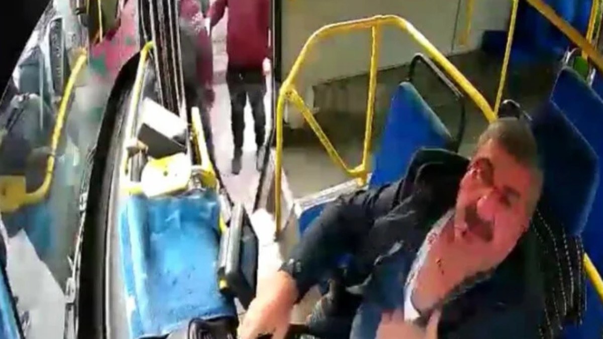 Kocaeli'de otobüs şoförünü darbeden saldırgan tutuklandı