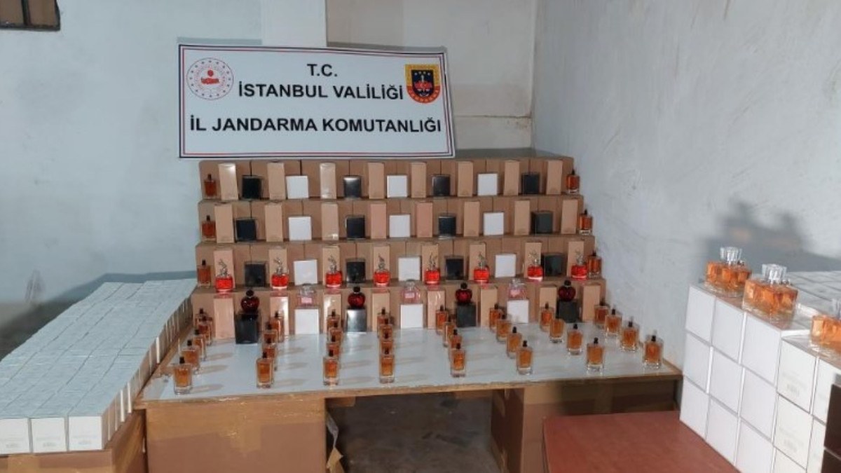 İstanbul'da 6 milyon lira değerinde sahte parfüm ele geçirildi