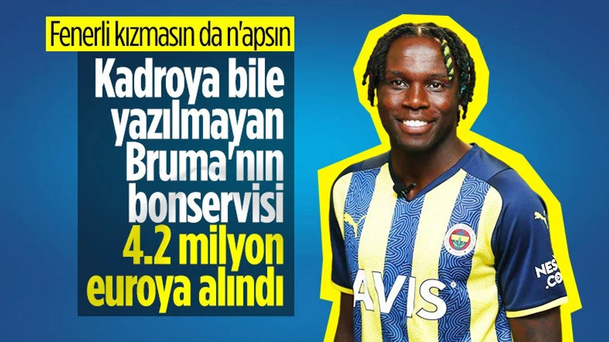 Fenerbahçe, Bruma'nın satın alma opsiyonunu kullandı
