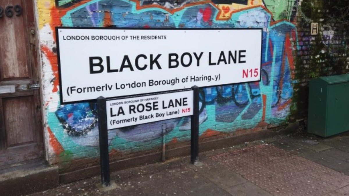 İngiltere'de bir sokağın ismi ırkçılık nedeniyle değiştirildi