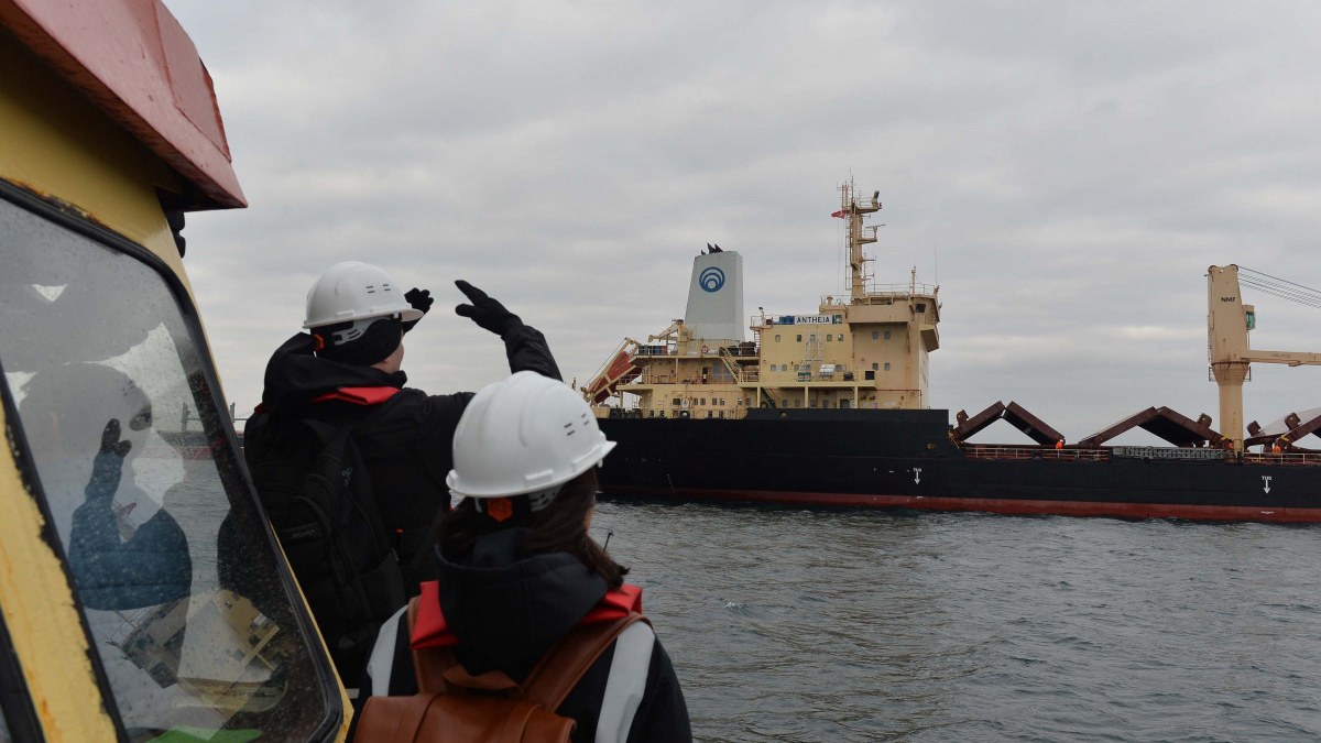 Afganistan'a tahıl taşıyan geminin denetimi İstanbul'da yapıldı