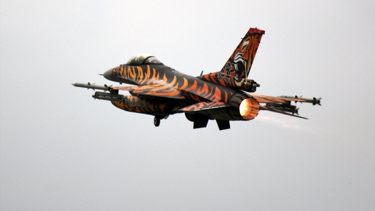 F-16'lar, Ege'de eğitim görevi icra etti
