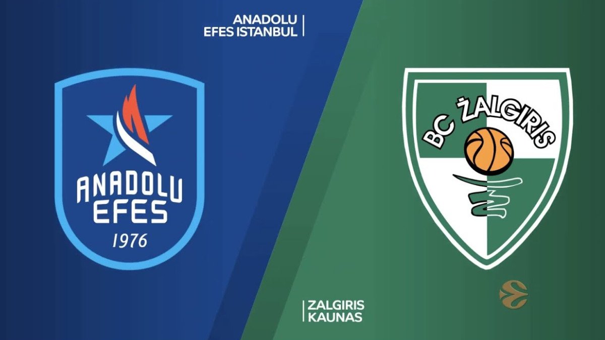 Anadolu Efes - Zalgiris maçı ne zaman, saat kaçta ve hangi kanalda? EuroLeague 22. hafta!