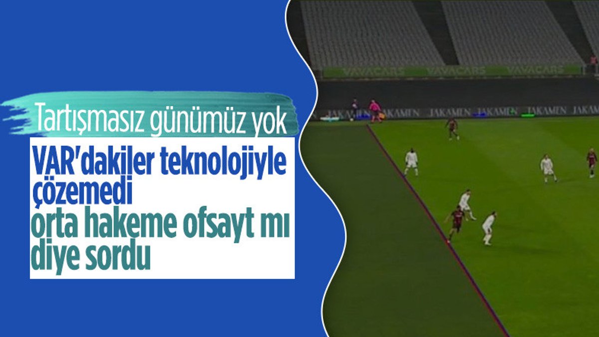 Fatih Karagümrük'ün penaltı beklediği pozisyon ofsayt çıktı