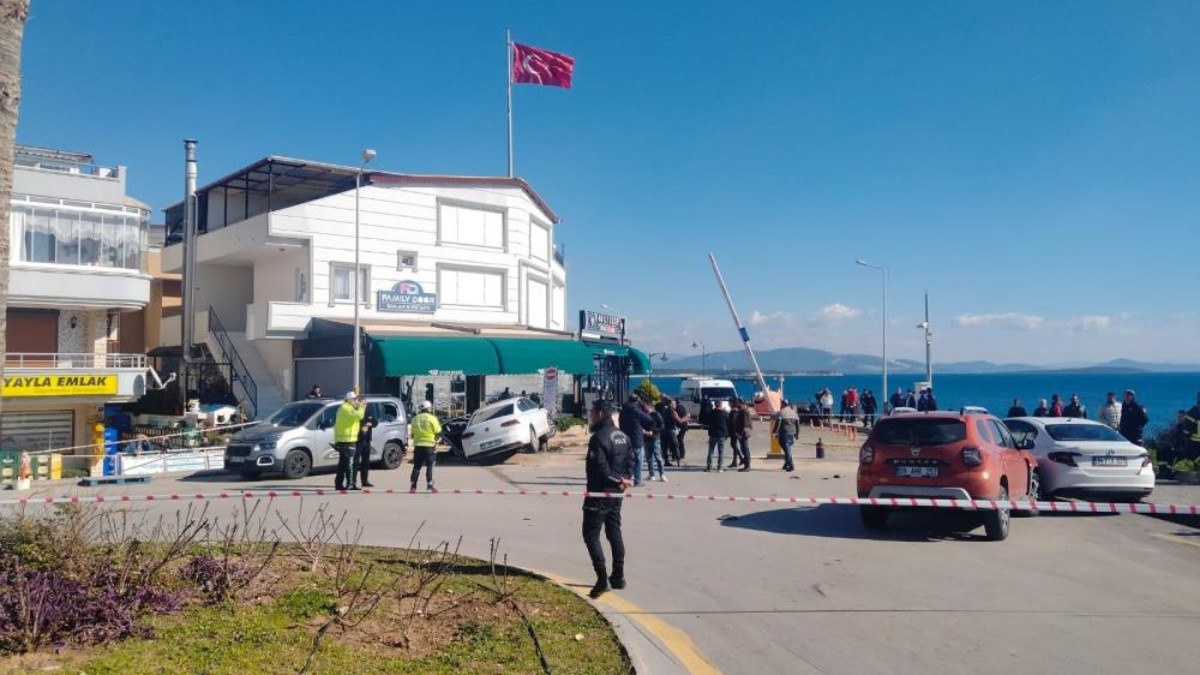 Aydın'da motosikletli silahlı saldırgan kaçarken kazada öldü