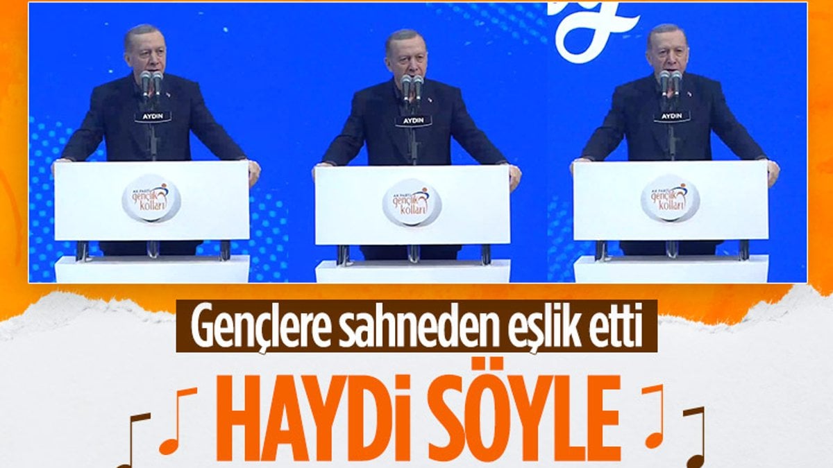 Cumhurbaşkanı Erdoğan, İbrahim Tatlıses'in 'Haydi Söyle' şarkısına eşlik etti