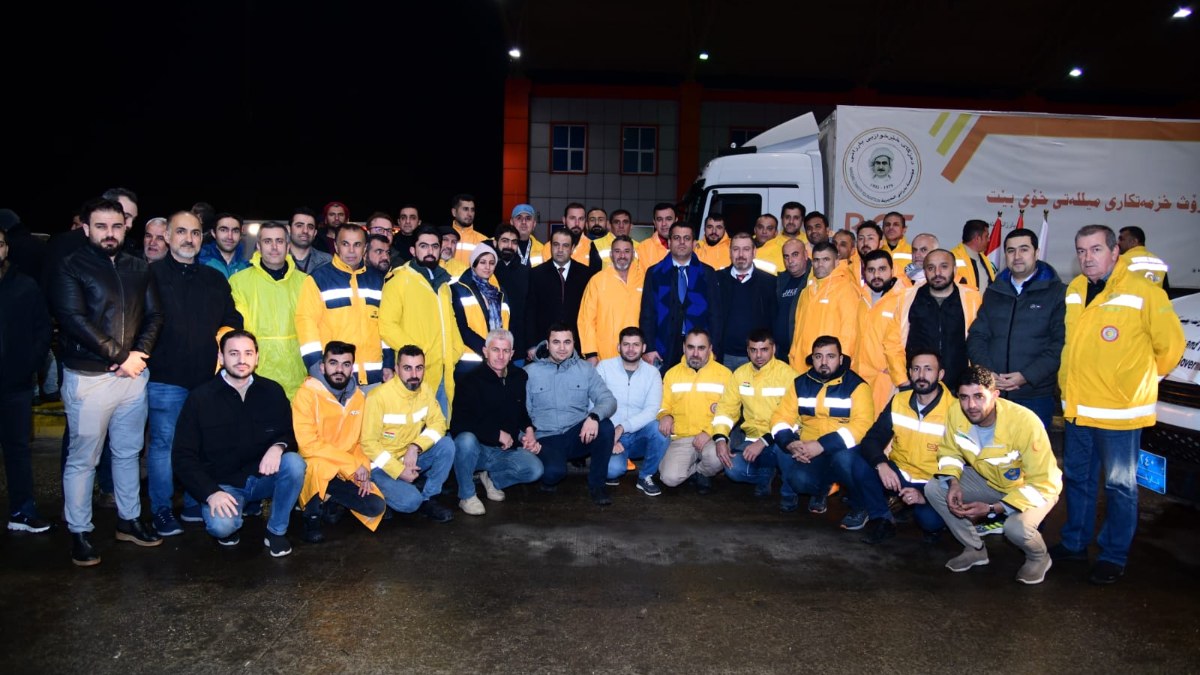 IKBY'nin sağlık ekibi yardım için Türkiye'de