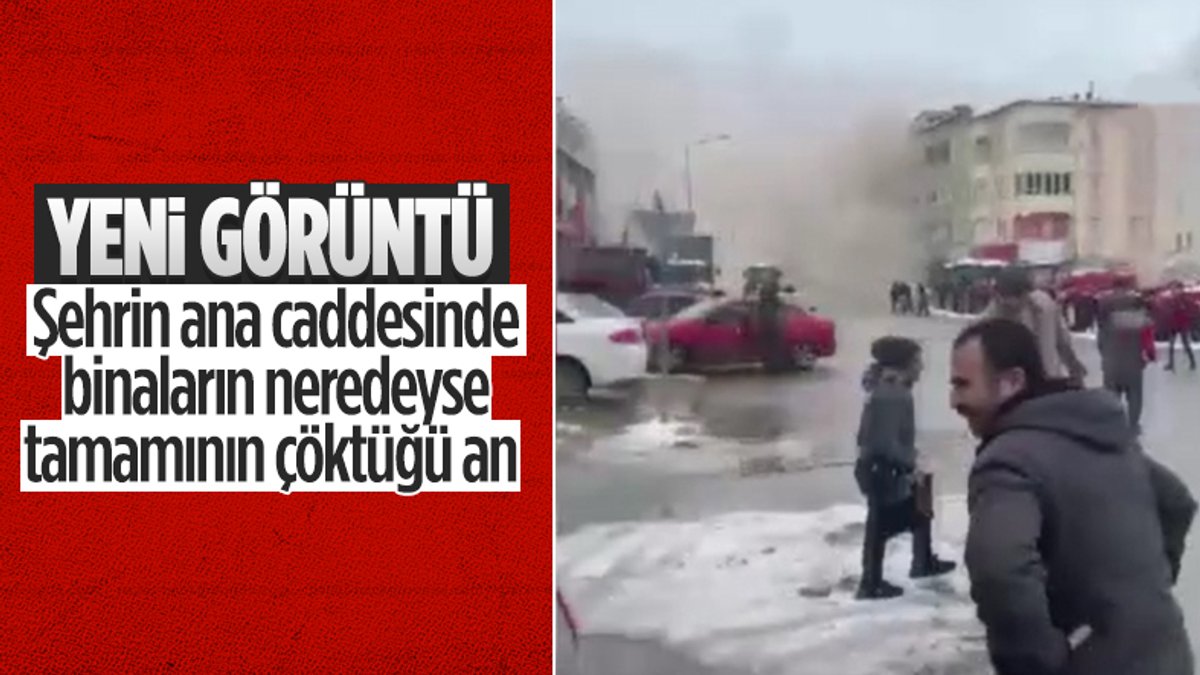 Kahramanmaraş'ta deprem anından yeni görüntüler