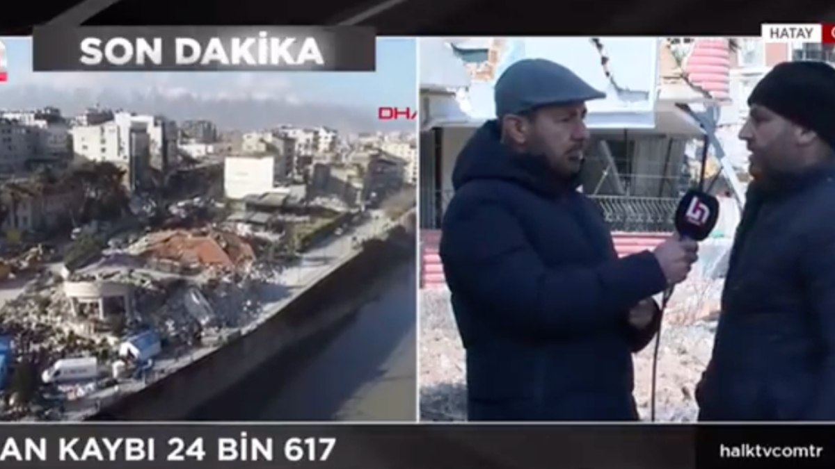 Halk TV'de 'devlet burada' çıkışı sunucuyu zor durumda bıraktı