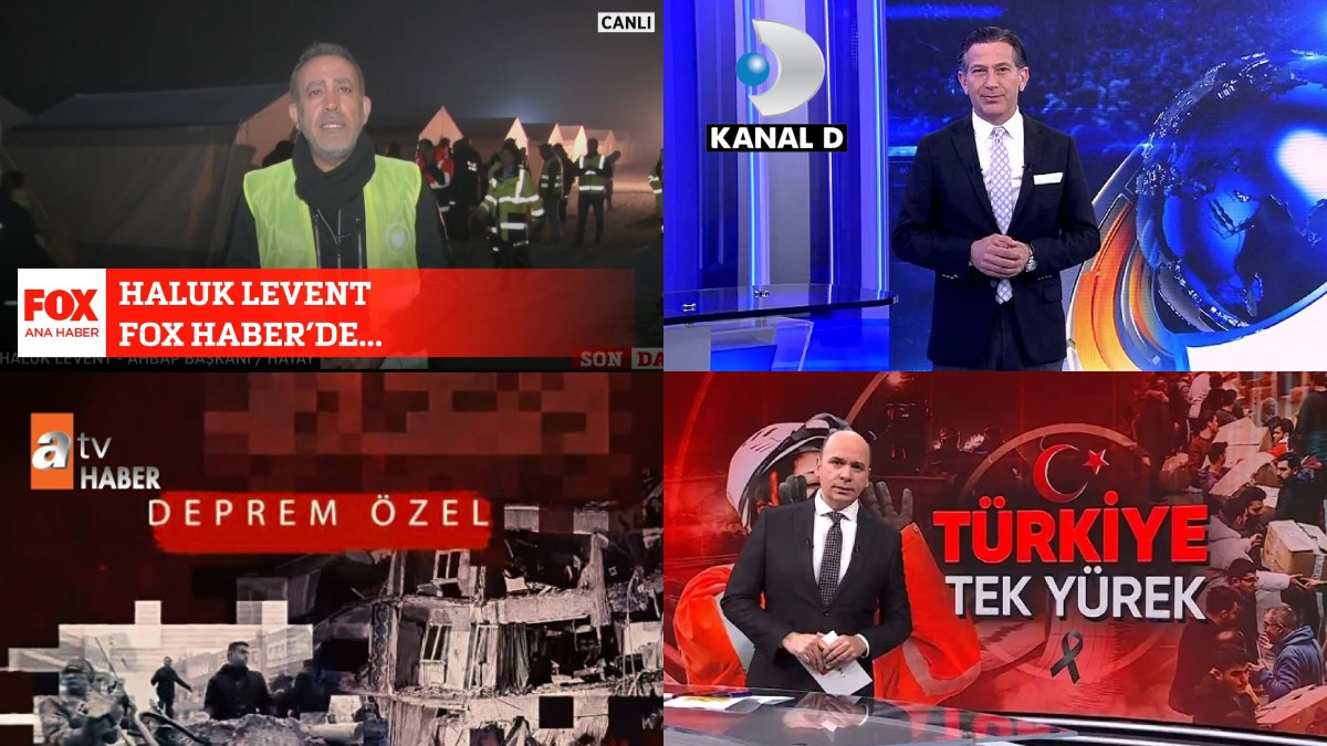 12 Şubat 2023 Pazar reyting sonuçları: Haluk Levent, Fox Ana Haber, ATV Deprem Özel...