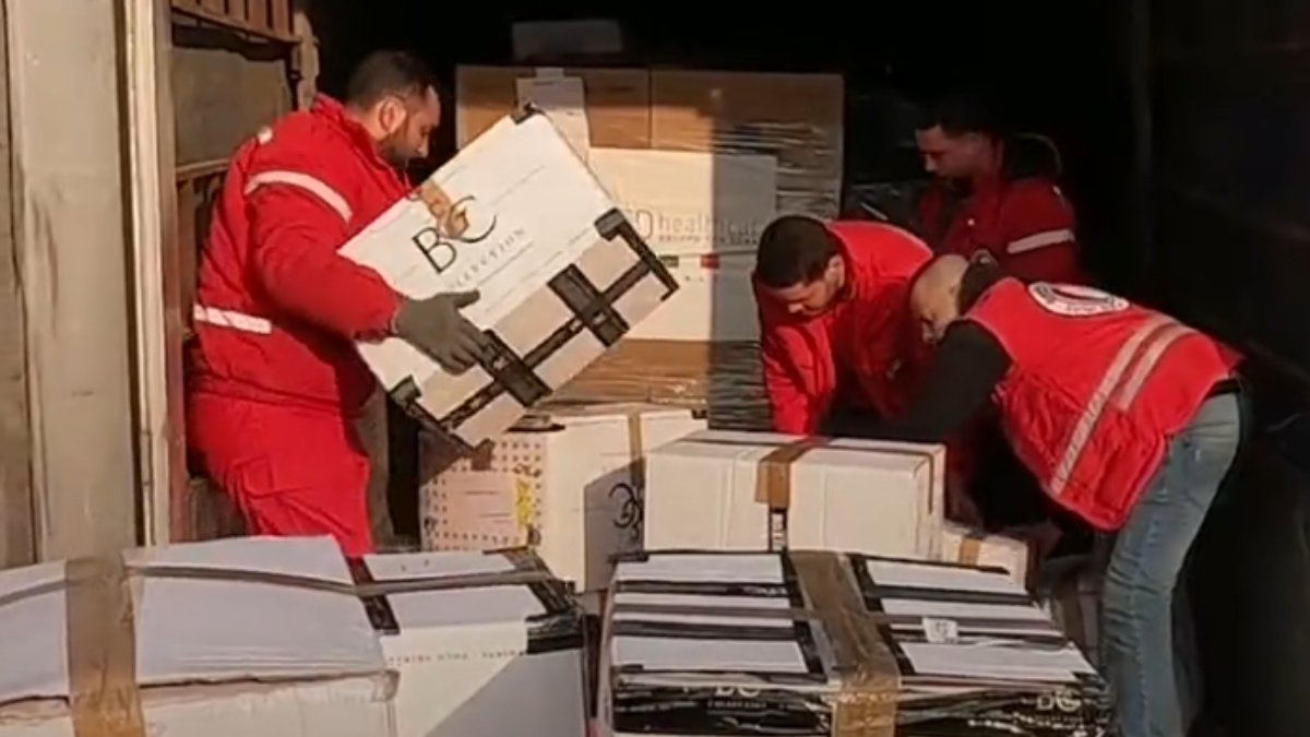 Avrupa'dan ilk yardım sevkiyatı, depremde hasar gören Suriye'ye ulaştı