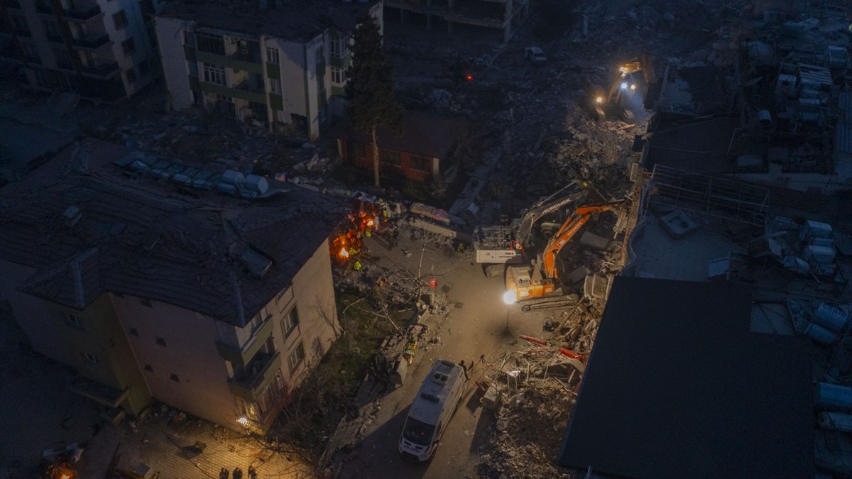 Kahramanmaraş merkezli depremlerden etkilenen Hatay'dan son görüntüler