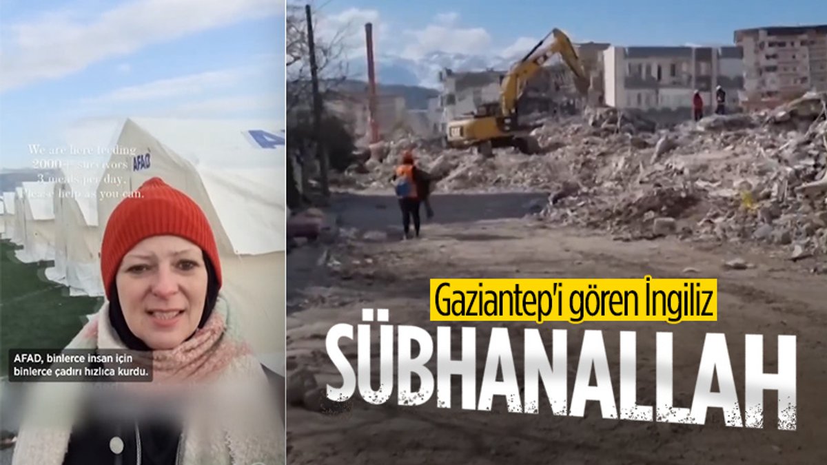 İngiliz yazar Lauren Booth, Gaziantep'teki yıkımı gördü