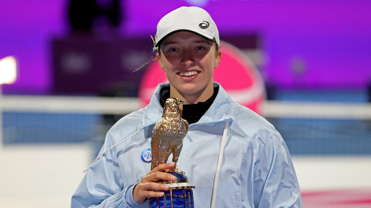 Katar Açık'ta şampiyon Iga Swiatek