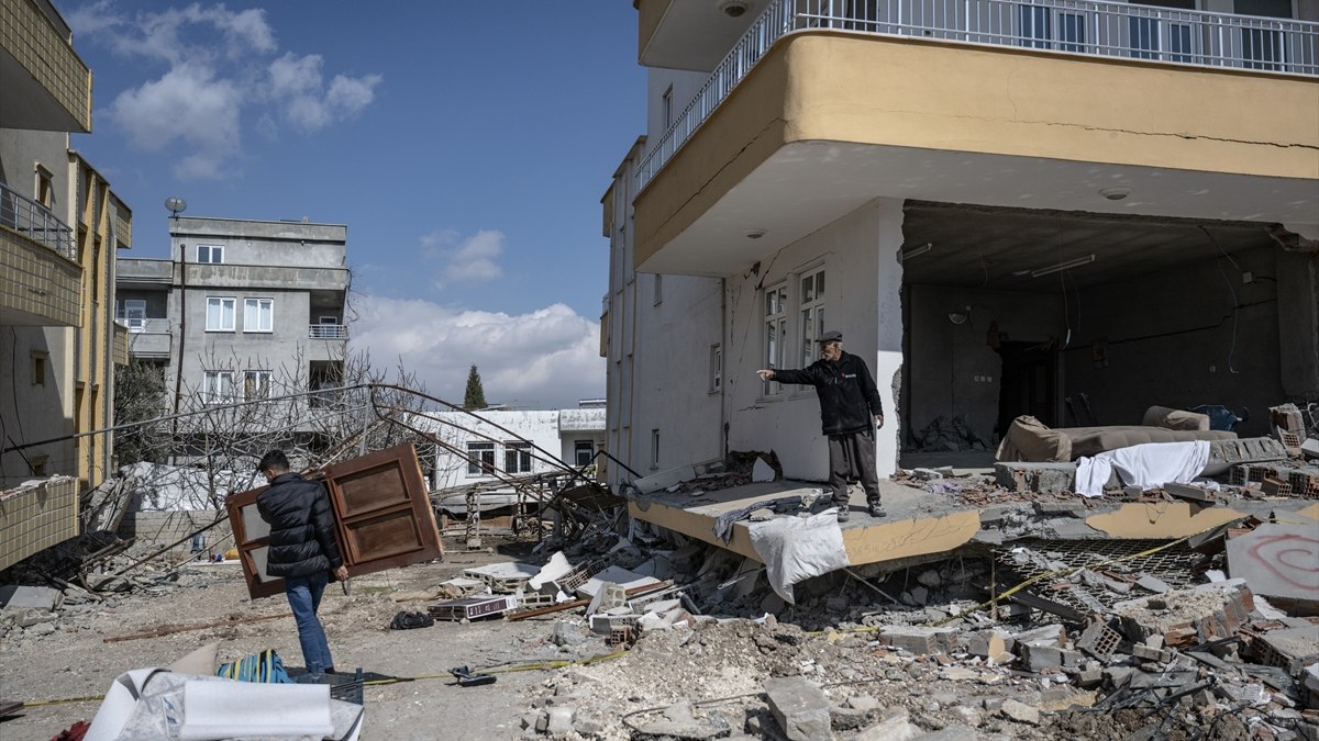 Deprem bölgesi Adıyaman'ın son hali görüntülendi