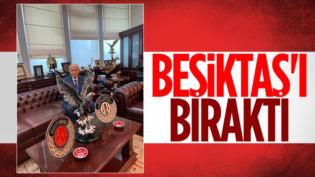 Devlet Bahçeli, Beşiktaş üyeliğinden ayrıldı