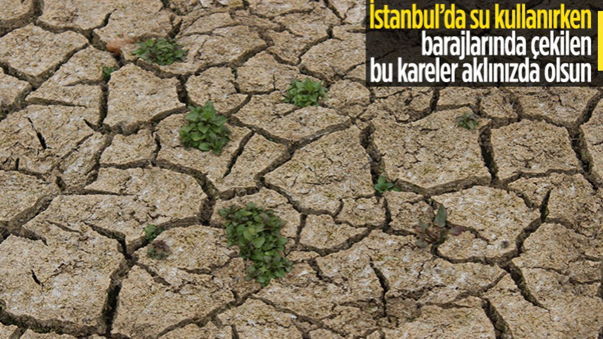 İstanbul'da kuraklık alarmı... Suyu çekilmeye devam ediyor