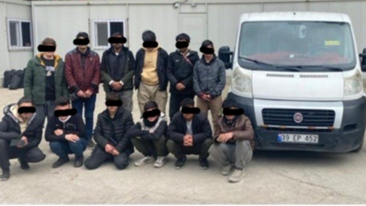 Kırklareli'de göçmen operasyonu! Kaçak göçmenler yakalandı