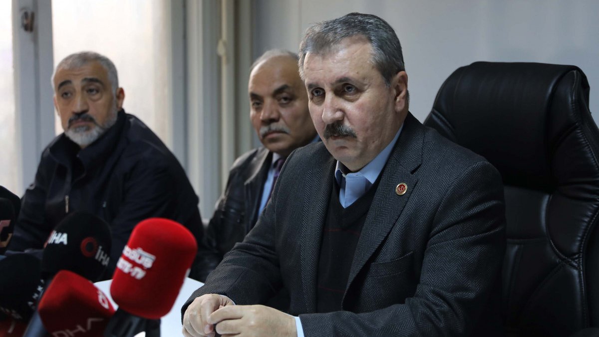 BBP Lideri Mustafa Destici: Oy için terör örgütünün temsilcisi parti ile iş birliği yapmaması lazım