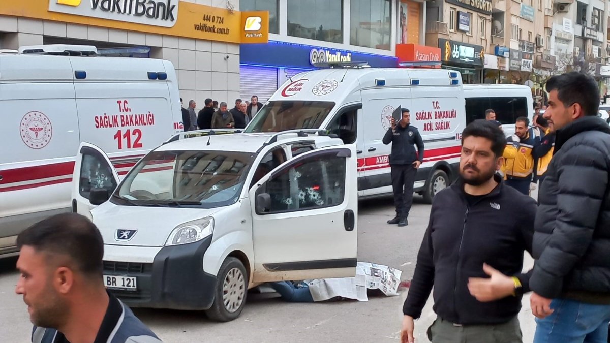 Mardin'de güpegündüz silahlı saldırı: 2 ölü