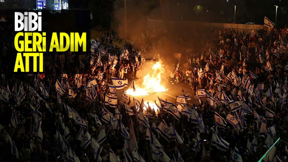 İsrail Başbakanı Netanyahu geri adım attı: Yargı reformu askıya alındı