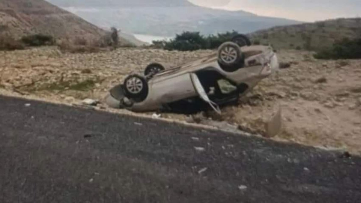 Mardin'de otomobil takla attı: 1 ölü, 3 yaralı