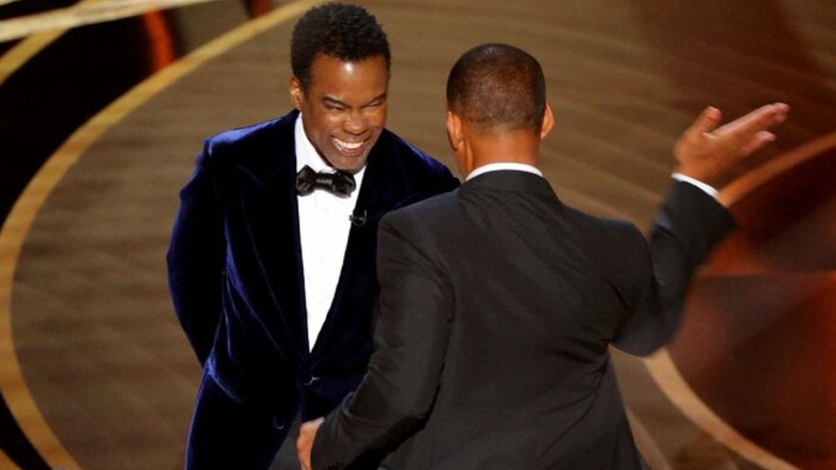 Will Smith'in Chris Rock'a attığı tokat bir kez daha gündeme geldi! Yapay zeka ile canlandırıldı