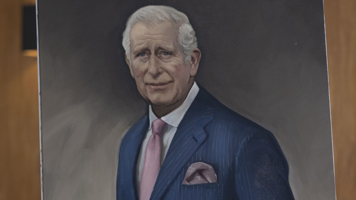 İngiltere Kralı Charles’ın ilk portresi görücüye çıktı