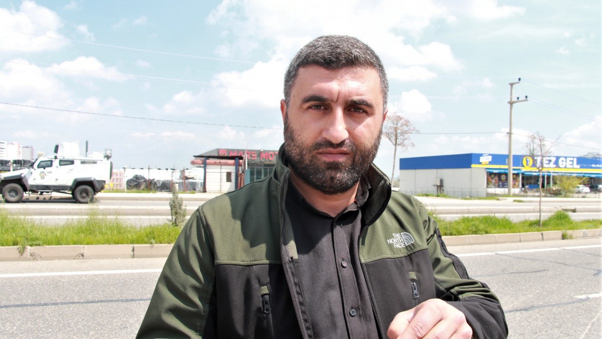 Diyarbakır'da ekspertizde test sürüşüne çıkan araç takla attı