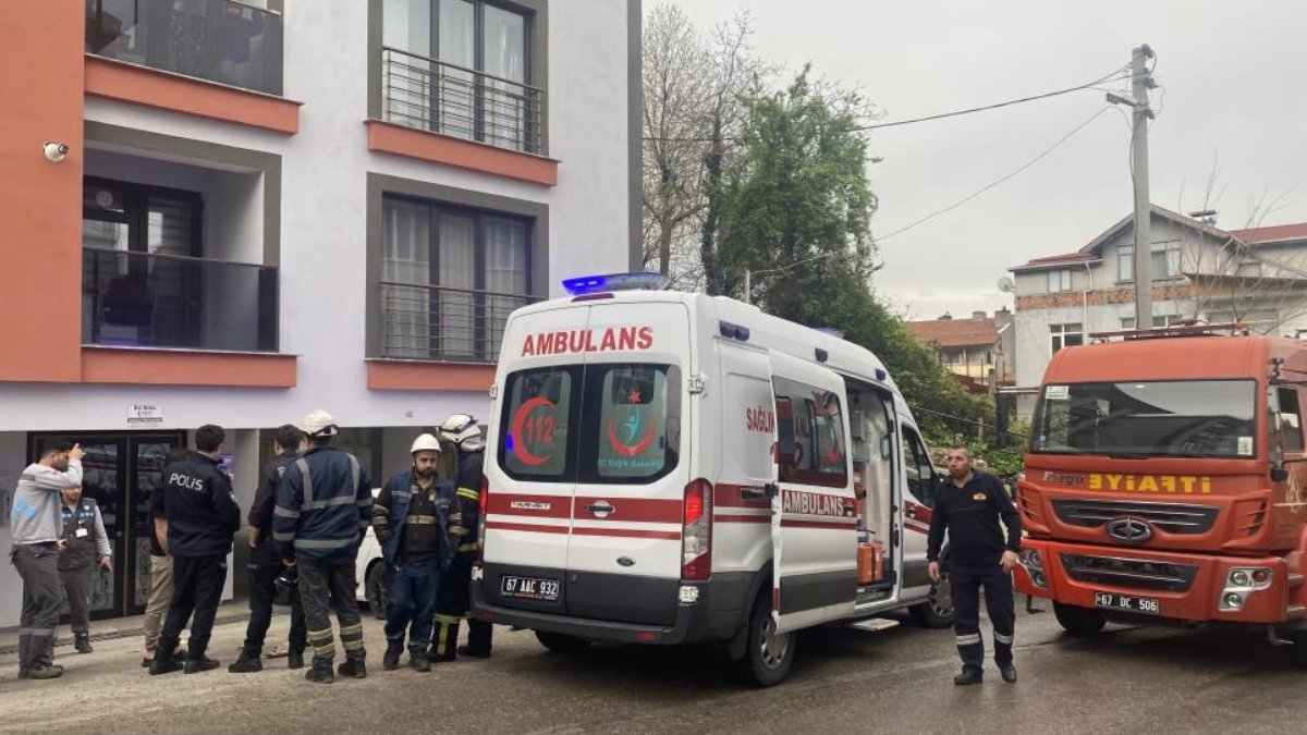 Zonguldak'ta mutfakta unutulan tencere patladı