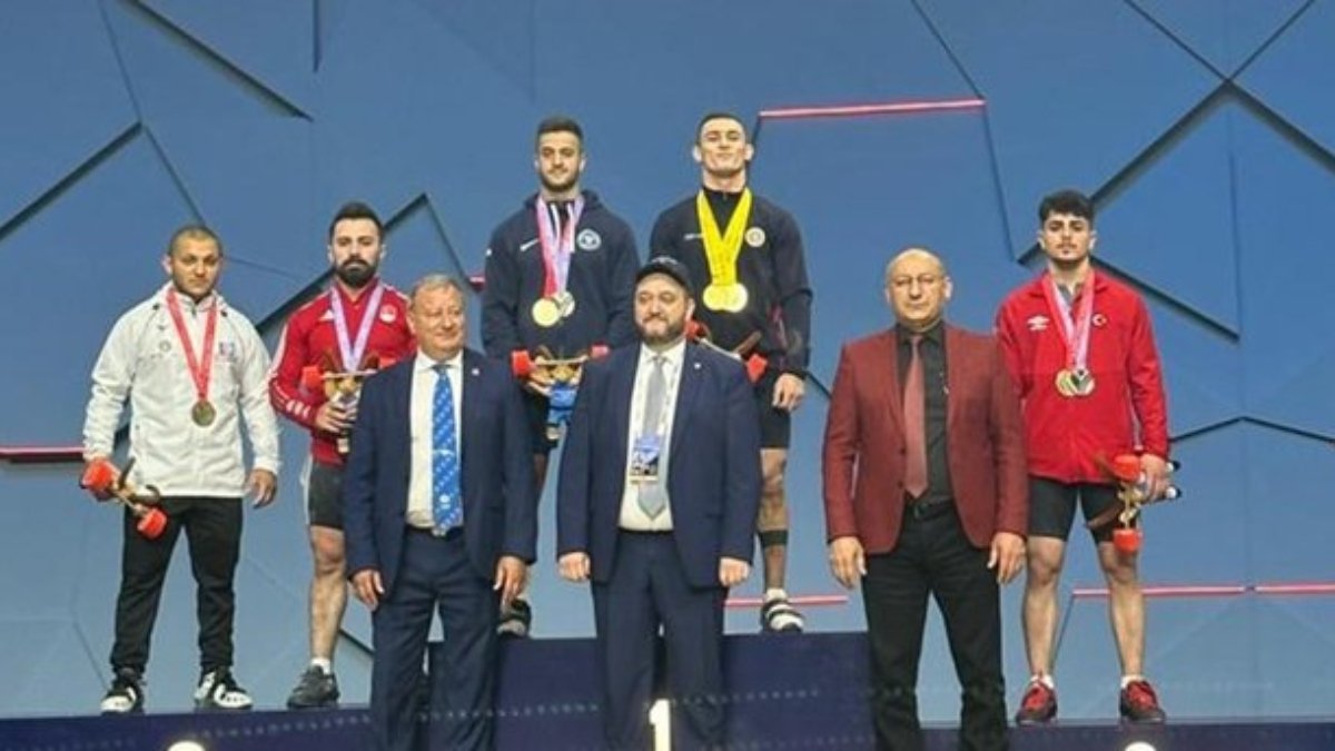 Milli haltercilerden, Avrupa Şampiyonası'nda 3 madalya