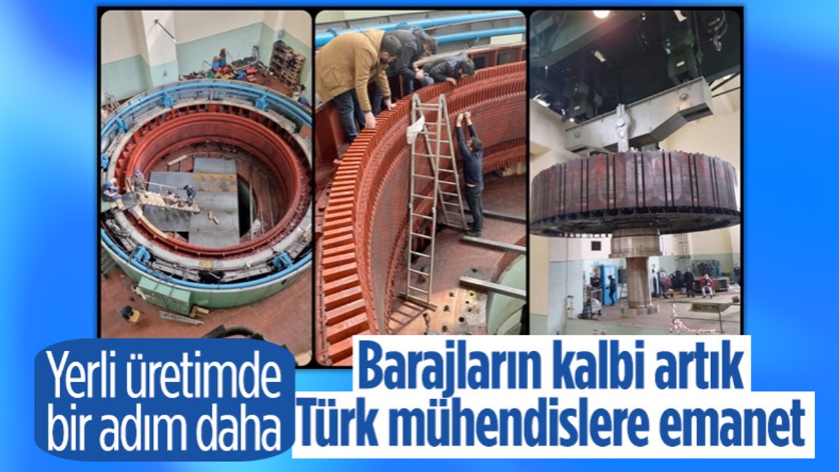 Türkiye'nin barajları, yerli hidro-jeneratörlerle çalışacak