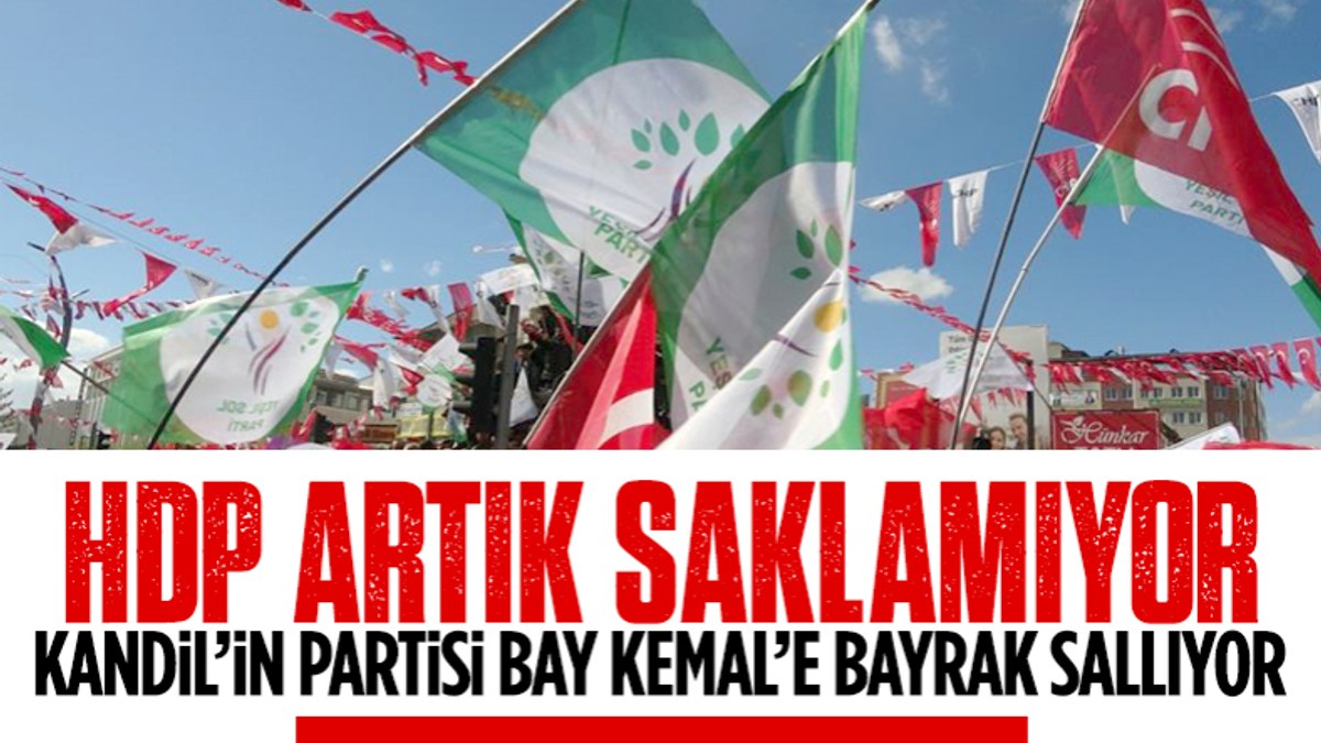 Kemal Kılıçdaroğlu'nun Van mitinginde HDP bayrakları açıldı