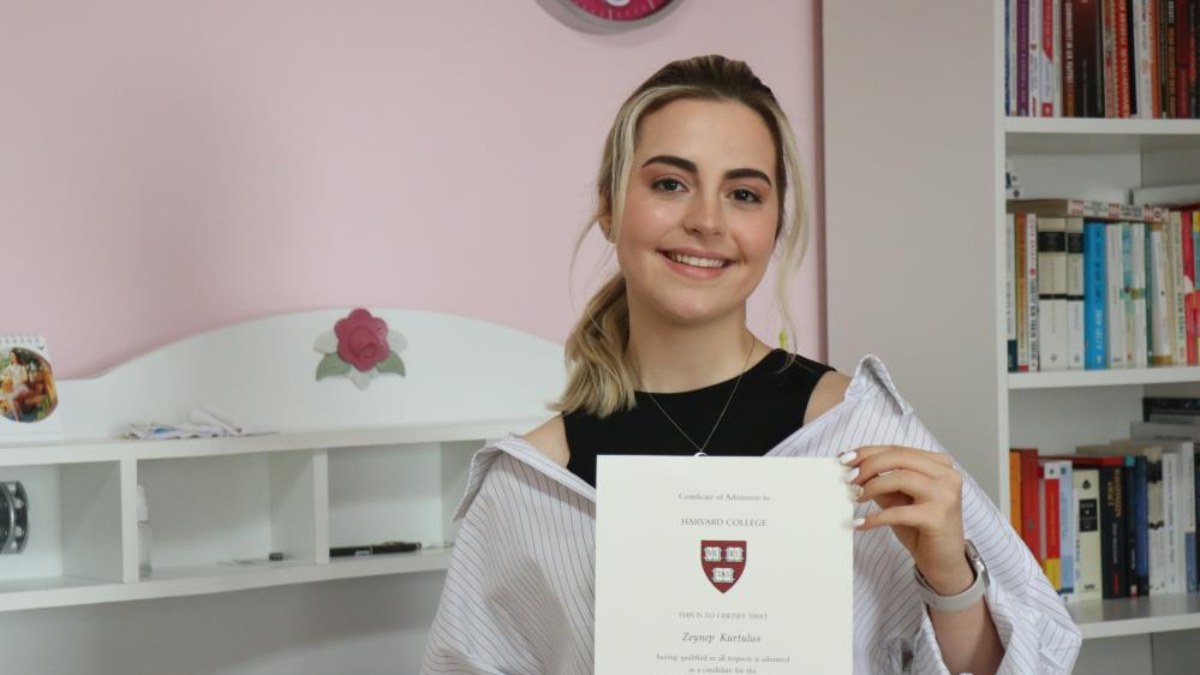 Sakarya'da liseli Zeynep, Harvard Üniversitesi'ne tam burslu kabul edildi
