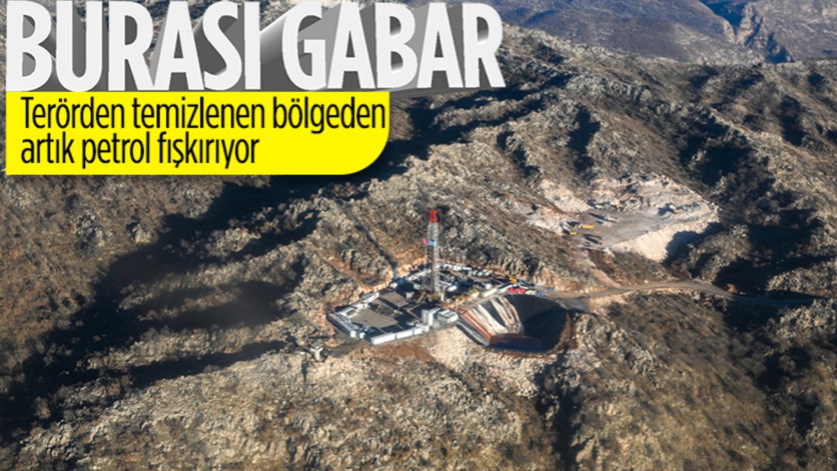 Türkiye'nin yeni rezerv alanı Gabar'dan görüntüler