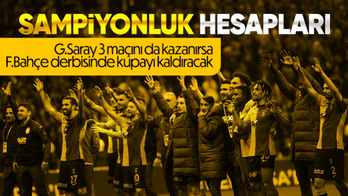Galatasaray, Fenerbahçe maçında kupayı kaldırabilir