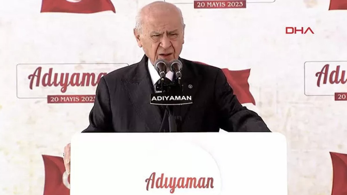 MHP Lideri Devlet Bahçeli Adıyaman'da: 28 Mayıs mührün vurulduğu gün olacaktır