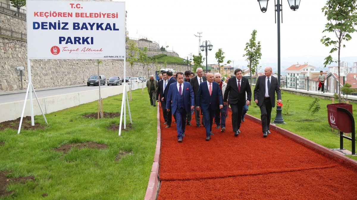 Ankara'da Deniz Baykal'ın adı verilen parkın açılışı yapıldı