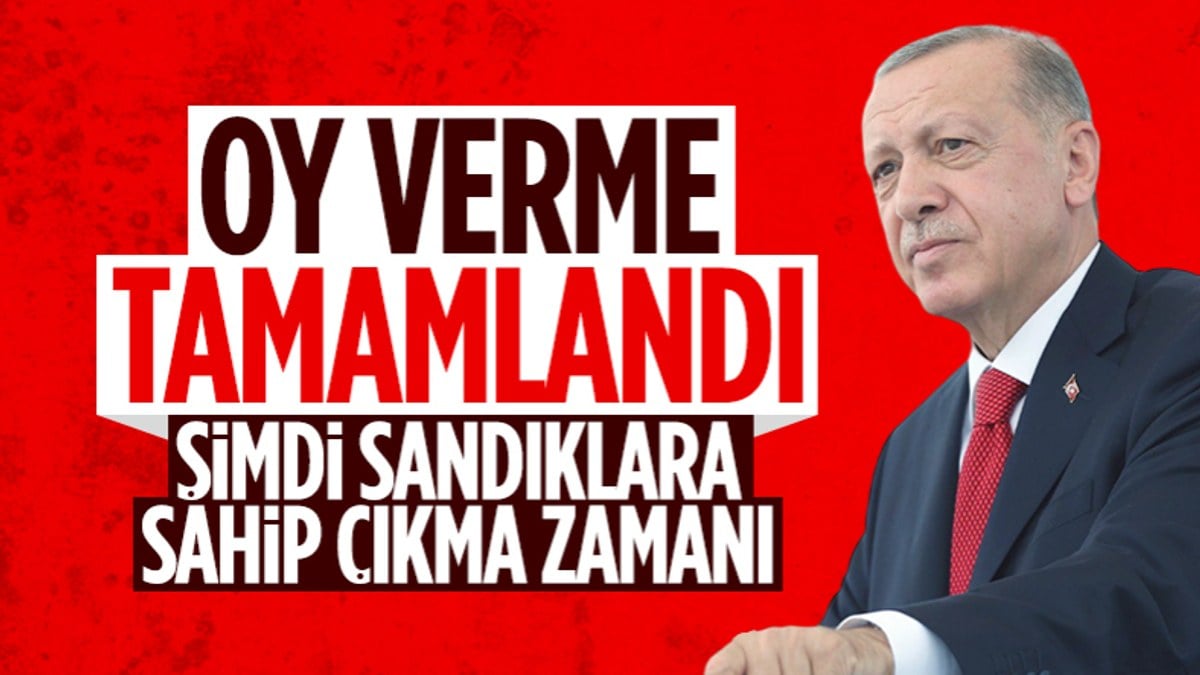 Cumhurbaşkanı Erdoğan: Sandığa sahip çıkın